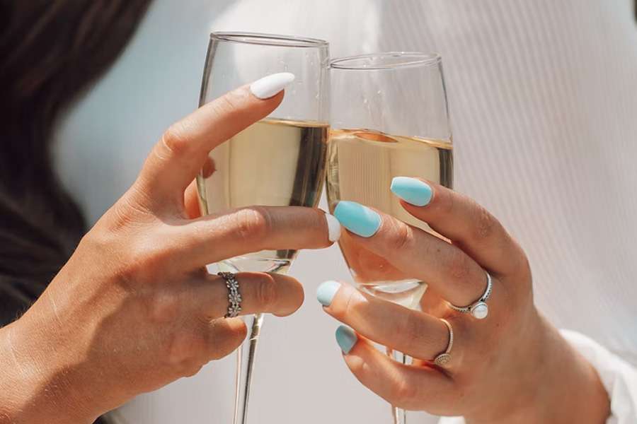 Champagne glasses
